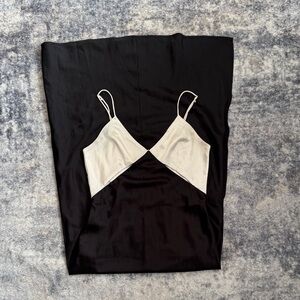 Elegant Black and Cream dress